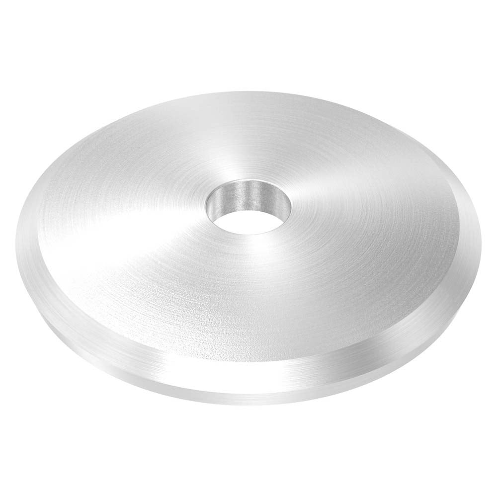 Ronde gewölbt ø 58mm, Stärke 5mm, mit ø 10,5mm Mittelbohrung