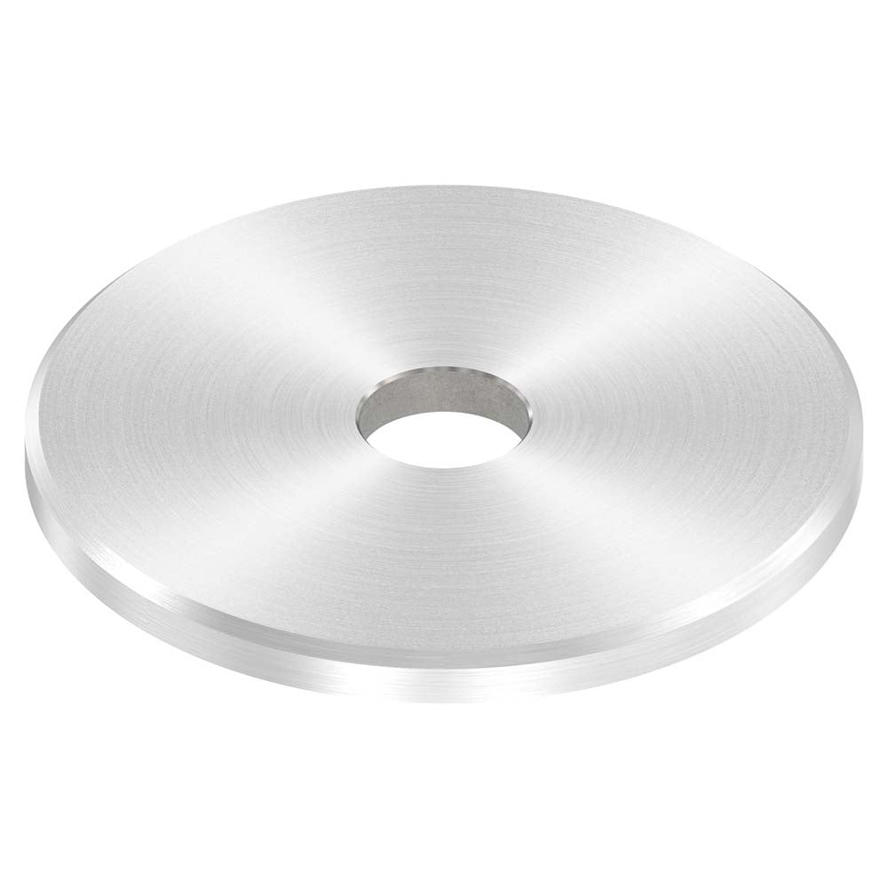 Ronde flach ø 60mm, Stärke 4mm, mit ø 12,2mm Mittelbohrung