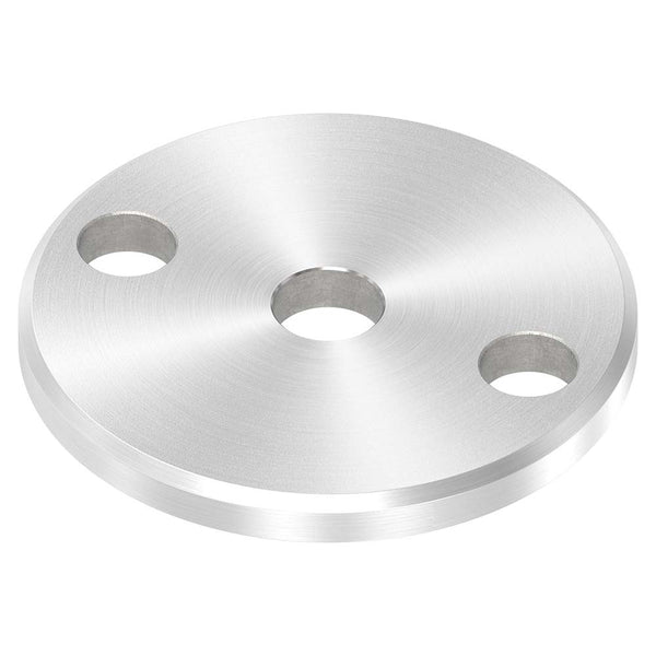 Ankerplatte ø 70mm mit Fase, Stärke 6mm, einseitig geschliffen, mit Rundschliff