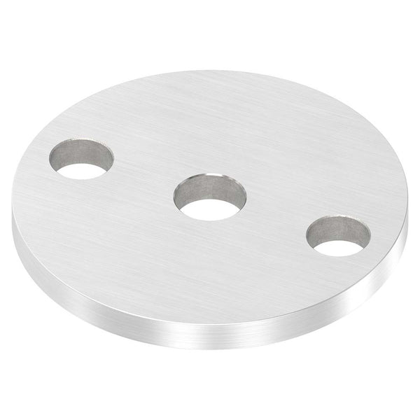 Ankerplatte ø 70mm, Stärke 6mm, einseitig geschliffen, mit Längsschliff