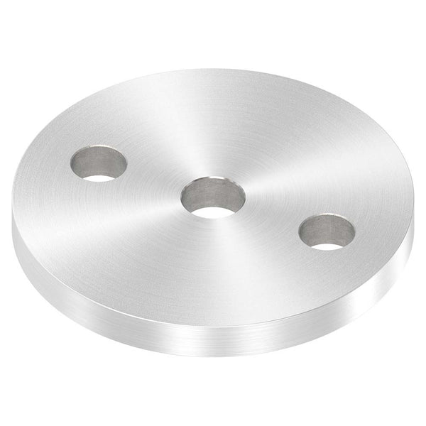 Ankerplatte ø 80mm, Stärke 8mm, einseitig geschliffen, mit Rundschliff