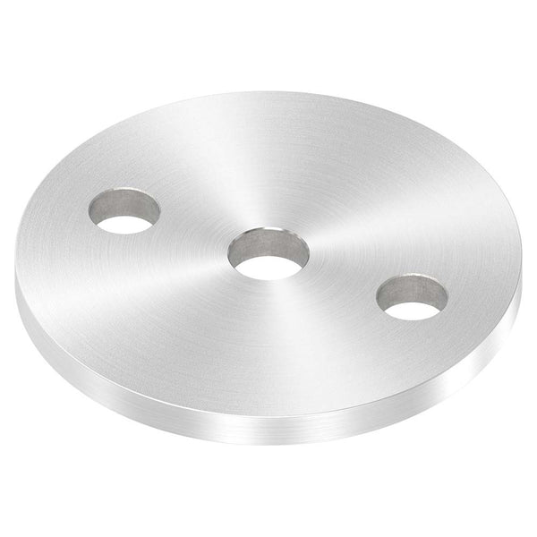Ankerplatte ø 80mm, Stärke 6mm, einseitig geschliffen, mit Rundschliff