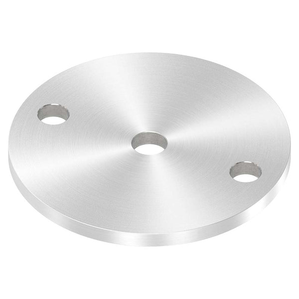Ankerplatte ø 100mm, Stärke 6mm, einseitig geschliffen, mit Rundschliff