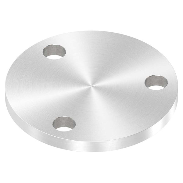 Ronde ø 100mm, Stärke 8mm, mit drei ø 13mm Bohrungen, einseitig geschliffen, mit Rundschliff