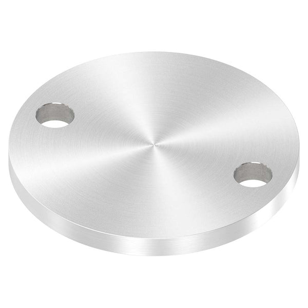 Ronde ø 100mm, Stärke 8mm, mit zwei ø 13mm Bohrungen, einseitig geschliffen, mit Rundschliff