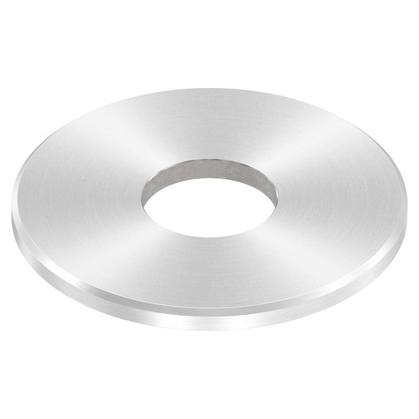 Ronde ø 100mm mit Fase, Stärke 6mm, mit ø 34mm Mittelbohrung, einseitig geschliffen, mit Rundschliff