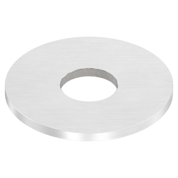 Ronde ø 100mm, Stärke 6mm, mit ø 34mm Mittelbohrung, einseitig geschliffen, mit Längsschliff
