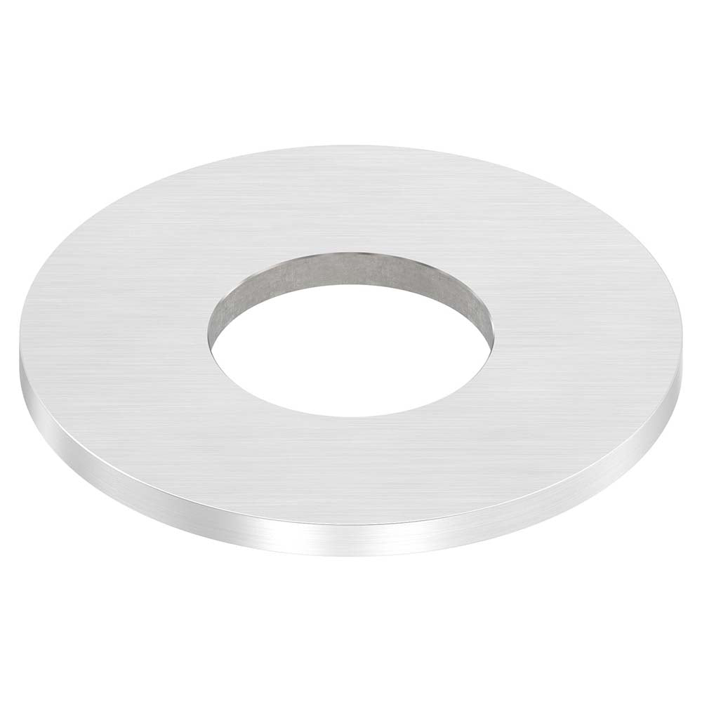 Ronde ø 100mm, Stärke 6mm, mit ø 42,8mm Mittelbohrung, einseitig geschliffen, mit Längsschliff
