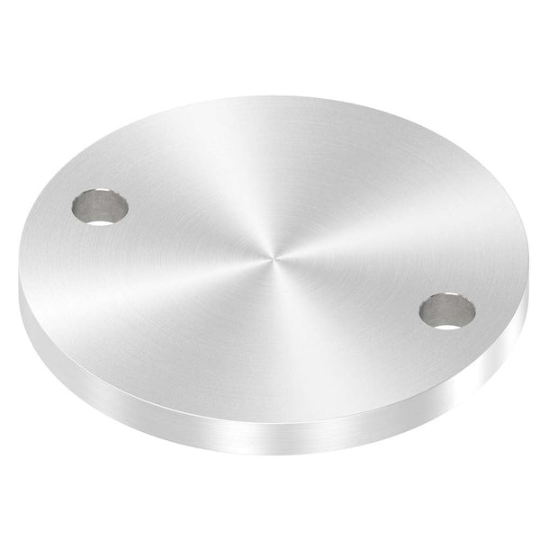 Ronde ø 120mm, Stärke 10mm, mit zwei ø 13mm Bohrungen, einseitig geschliffen, mit Rundschliff