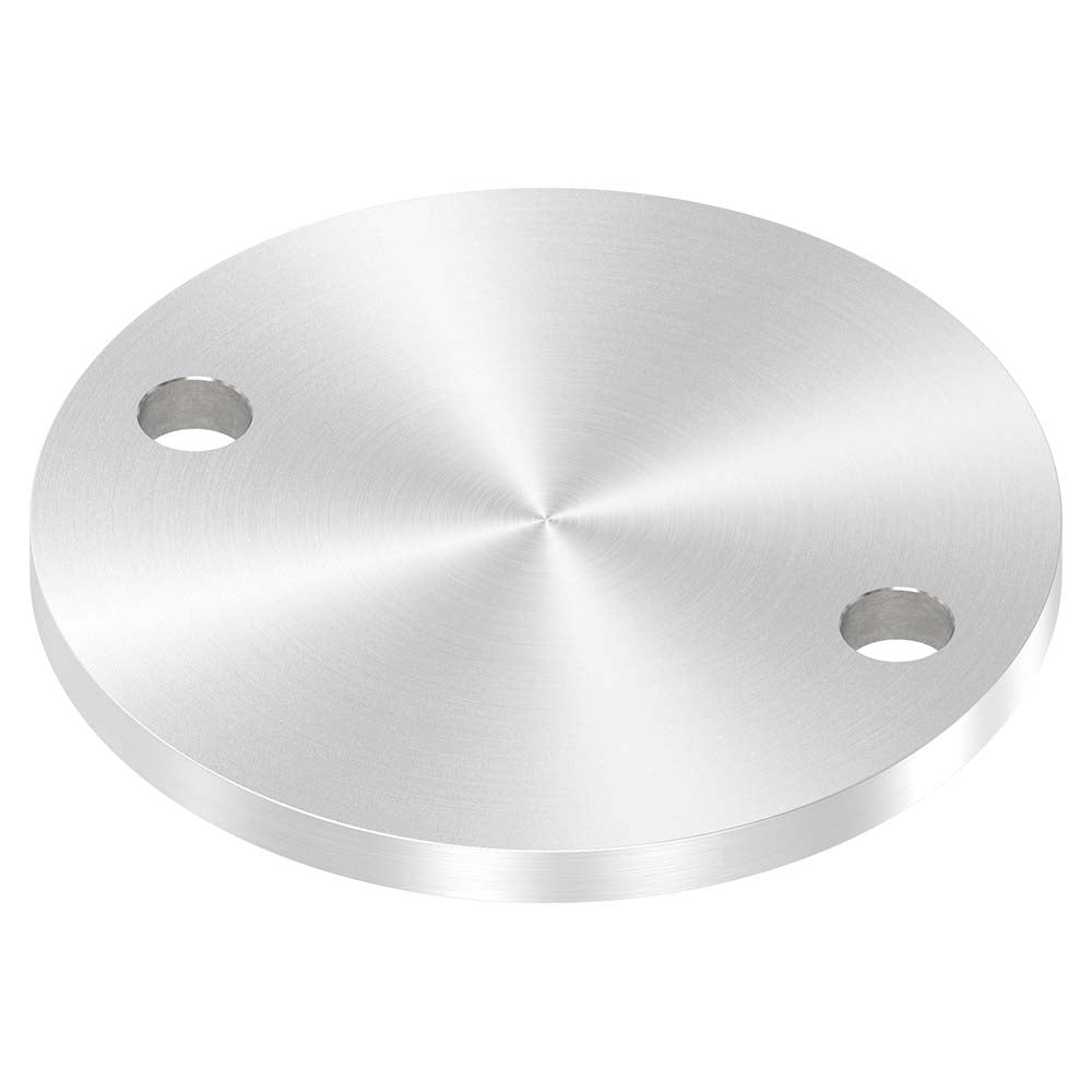 Ronde ø 120mm, Stärke 8mm, mit zwei ø 13mm Bohrungen, einseitig geschliffen, mit Rundschliff