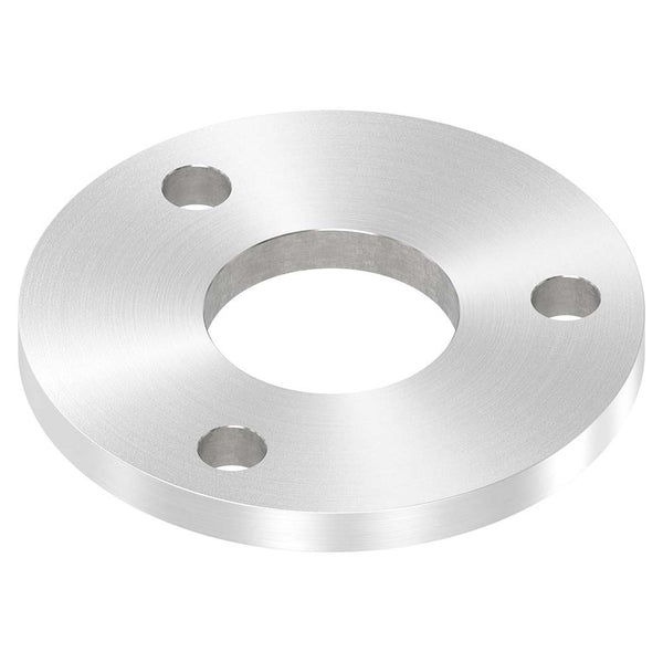 Ronde ø 120mm, Stärke 10mm, mit drei ø 13mm Bohrungen und mittiger ø 48,7mm Bohrung, mit Rundschliff