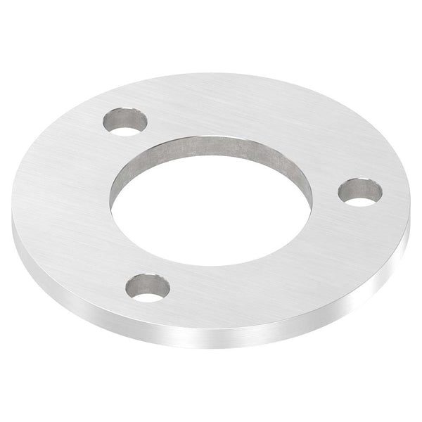Ronde ø 120mm, Stärke 8mm, mit drei ø 13mm Bohrungen und mittiger ø 61mm Bohrung, mit Längsschliff