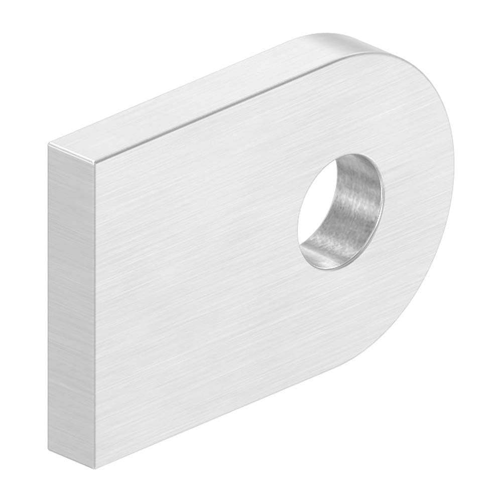 Anschweißlasche 30 x 20mm, Stärke 4mm, beidseitig geschliffen, mit ø 7mm Rundloch