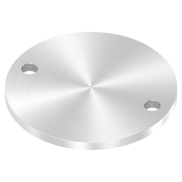 Ronde ø 140mm, Stärke 8mm, mit zwei ø 13mm Bohrungen, einseitig geschliffen, mit Rundschliff