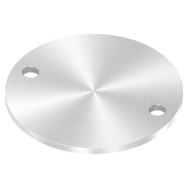 Ronde ø 140mm, Stärke 6mm, mit zwei ø 13mm Bohrungen, einseitig geschliffen, mit Rundschliff