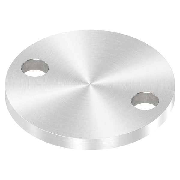 Ronde ø 70mm, Stärke 6mm, mit zwei ø 11mm Bohrungen, einseitig geschliffen, mit Rundschliff