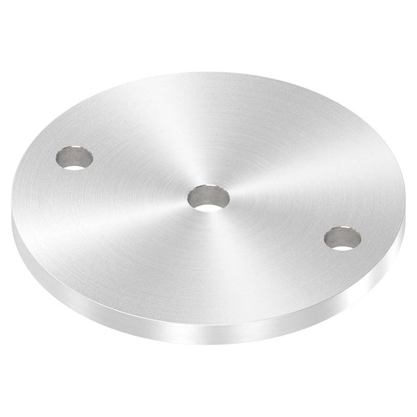 Ankerplatte ø 120mm, Stärke 8mm, einseitig geschliffen, mit Rundschliff