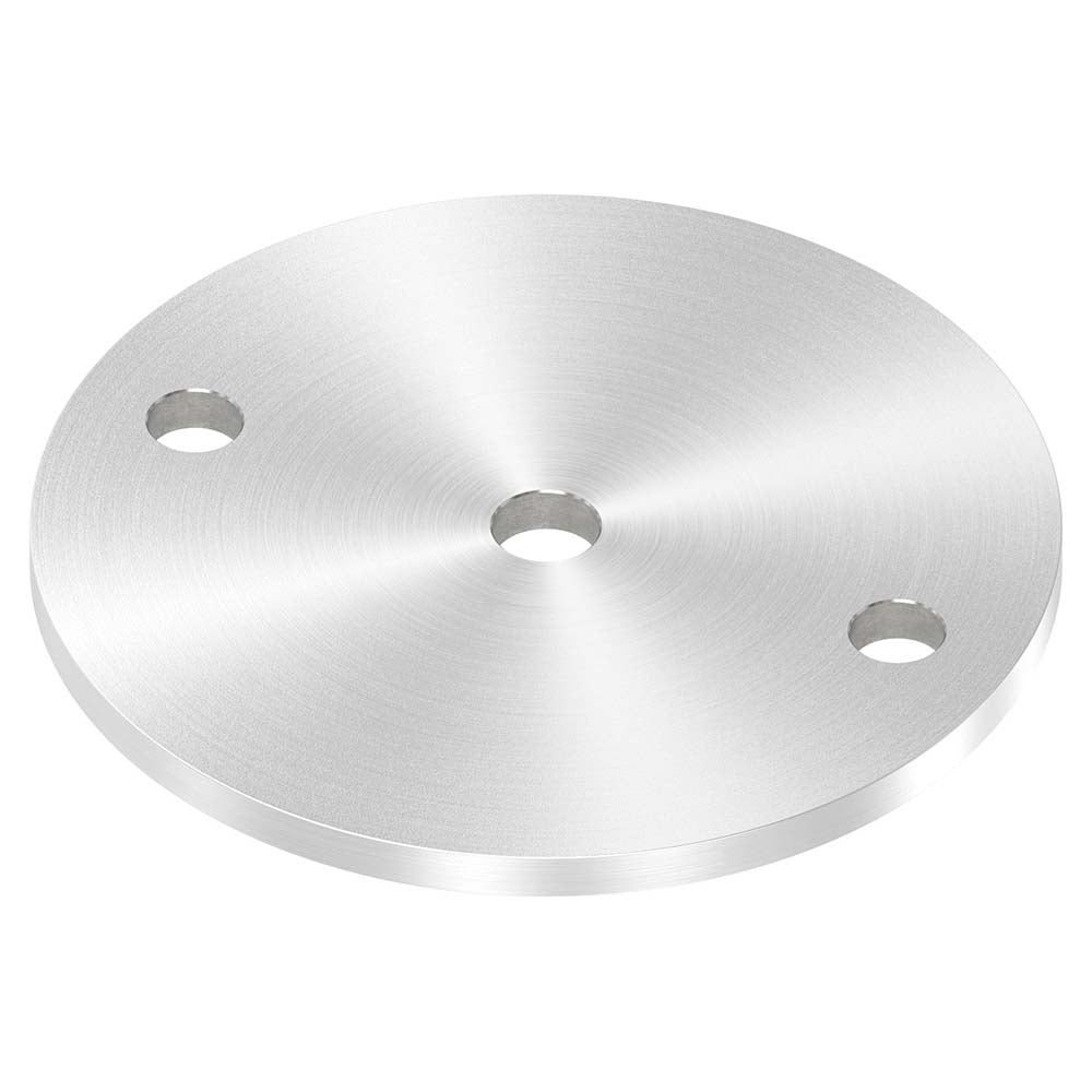 Ankerplatte ø 120mm, Stärke 6mm, einseitig geschliffen, mit Rundschliff