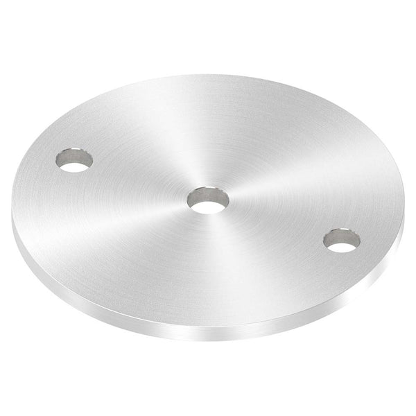 Ankerplatte ø 120mm, Stärke 6mm, einseitig geschliffen, mit Rundschliff