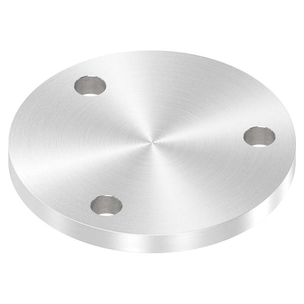 Ronde ø 120mm, Stärke 10mm, mit drei ø 13mm Bohrungen, einseitig geschliffen, mit Rundschliff
