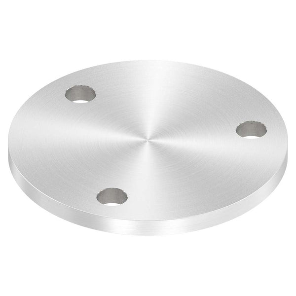 Ronde ø 120mm, Stärke 8mm, mit drei ø 13mm Bohrungen, einseitig geschliffen, mit Rundschliff