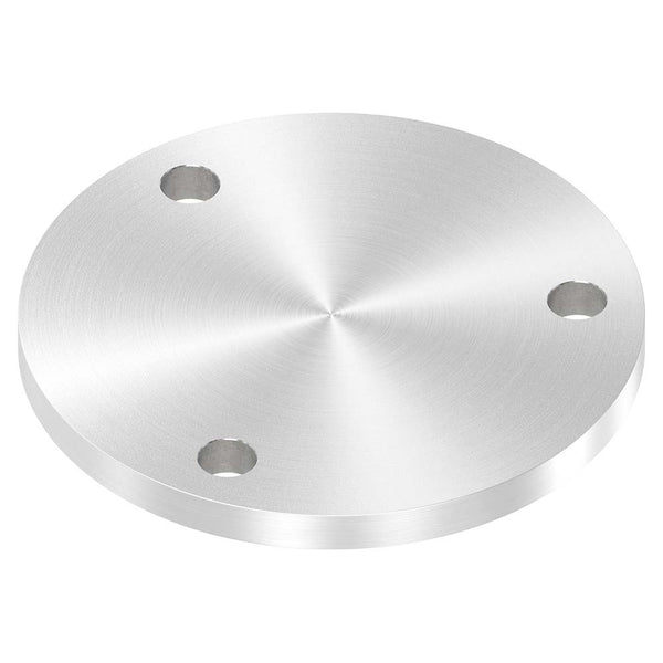 Ronde ø 140mm, Stärke 10mm, mit drei ø 13mm Bohrungen, einseitig geschliffen, mit Rundschliff