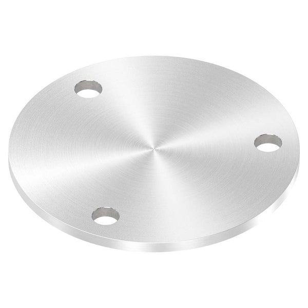 Ronde ø 140mm, Stärke 6mm, mit drei ø 13mm Bohrungen, einseitig geschliffen, mit Rundschliff