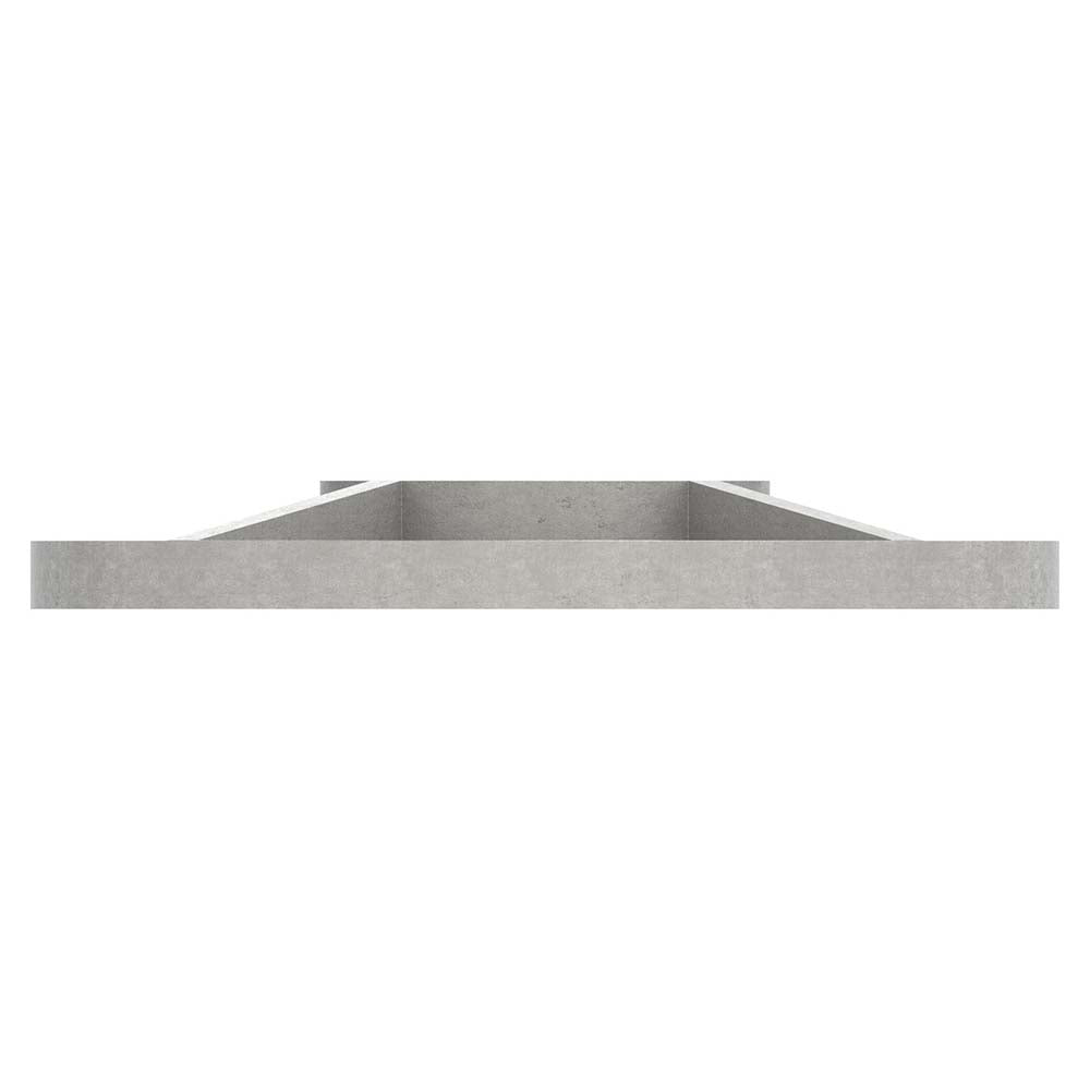 Ankerplatte ø 120 x 8mm, Höhe 15mm, mit 2 x ø 11mm und 2 x ø 4mm Bohrung, für Rohr ø 48,3mm