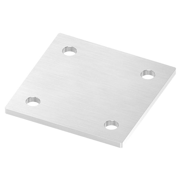 Ankerplatte 120 x 120mm, Stärke 6mm, mit vier ø 13mm Bohrungen, einseitig geschliffen