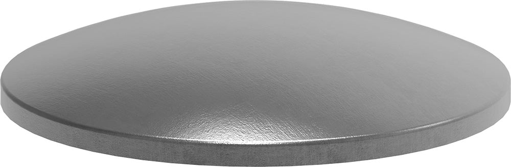 Gewölbte Schale ø 42,4mm, Stärke 2mm, zum Aufschweißen, Stahl roh