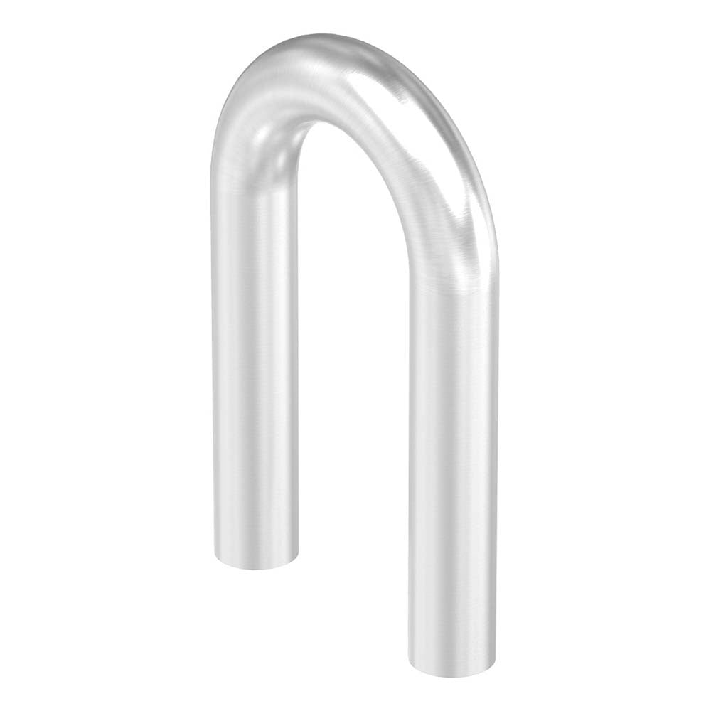 180° Anschweißbogen, Radius-Mitte: 74mm, für Rohr ø 42,4mm, Wandstärke 2,5mm, geschliffen