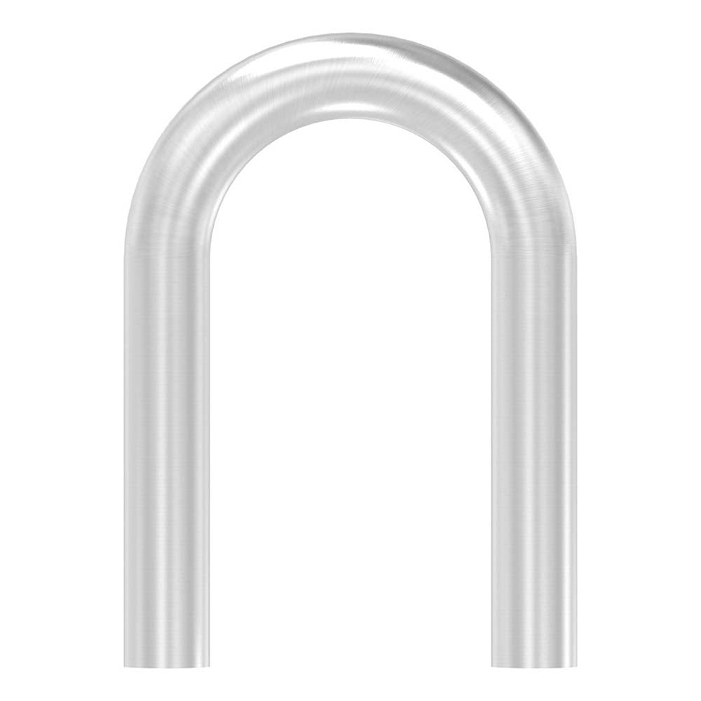 180° Anschweißbogen, Radius-Mitte: 90mm, für Rohr ø 42,4mm, Wandstärke 2,5mm, geschliffen