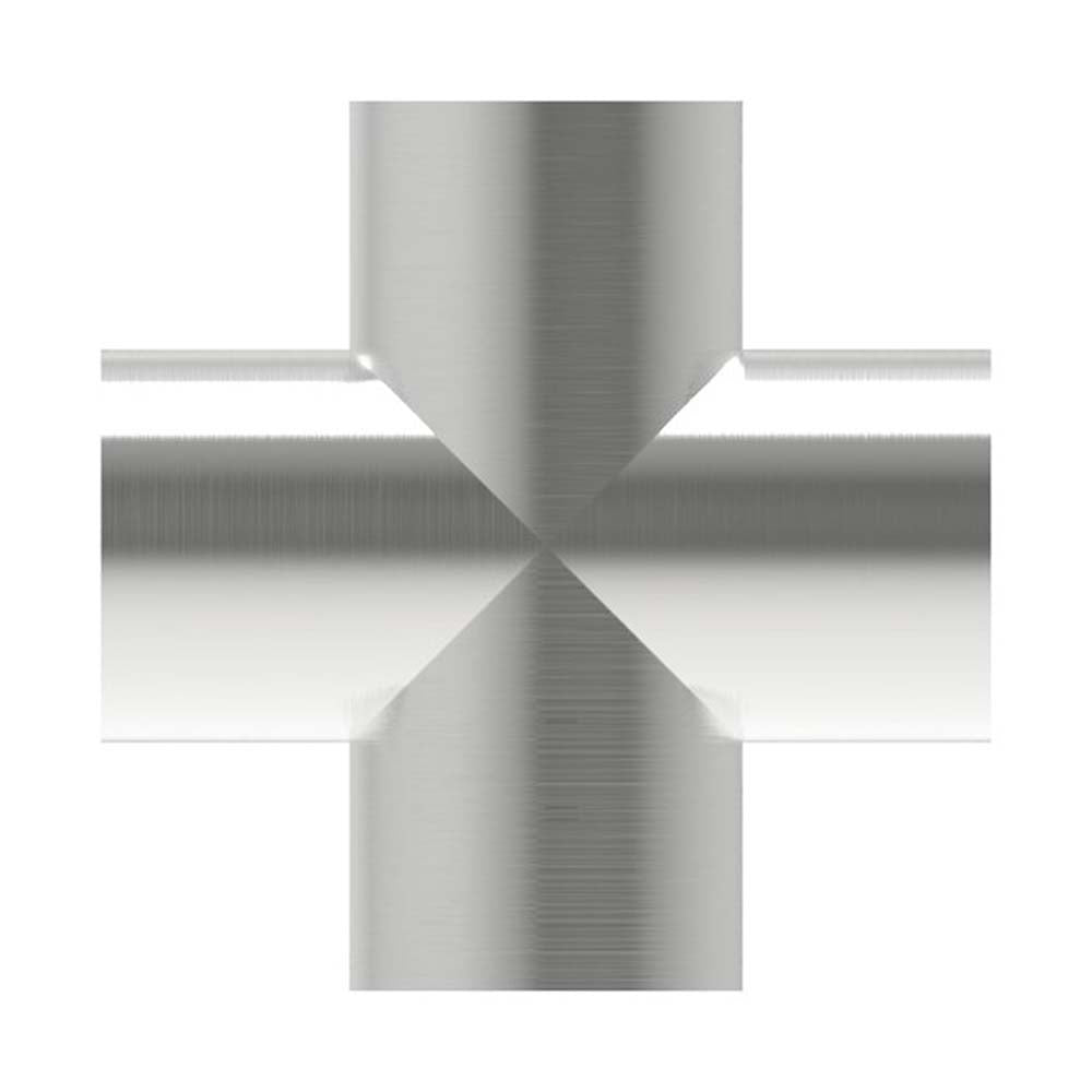 Kreuzstück zum Anschweißen, für Rohr ø 42,4mm, Wandstärke 2,0mm, geschliffen