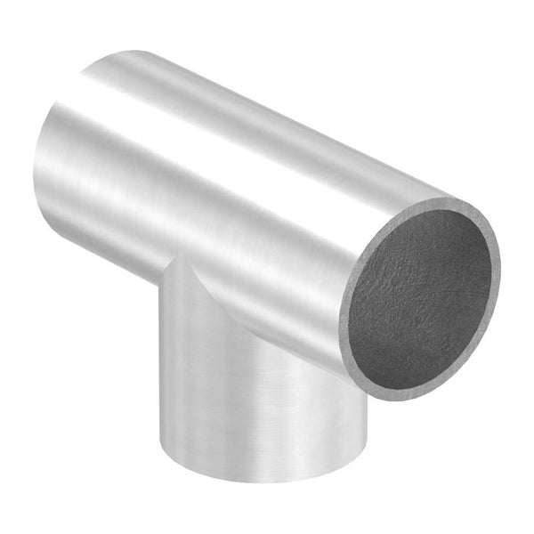 T-Stück zum Anschweißen, für Rohr ø 33,7mm, Wandstärke 2,0mm, geschliffen