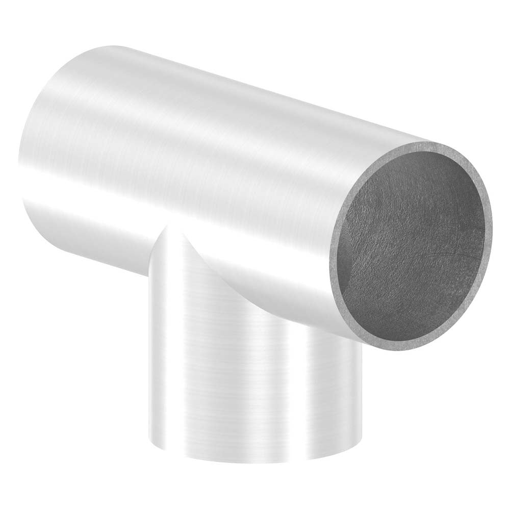 T-Stück zum Anschweißen, für Rohr ø 42,4mm, Wandstärke 2,0mm, geschliffen