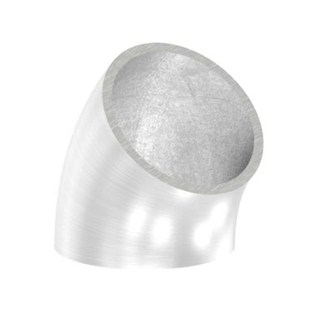 45° Bogen zum Anschweißen, für Rohr ø 33,7mm, Wandstärke 2,0mm, geschliffen
