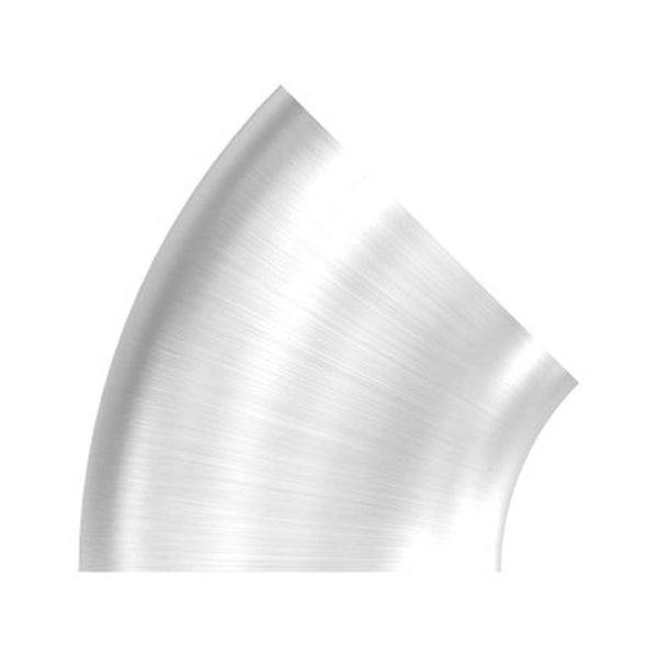 45° Bogen zum Anschweißen, für Rohr ø 42,4mm, Wandstärke 2,0mm, geschliffen