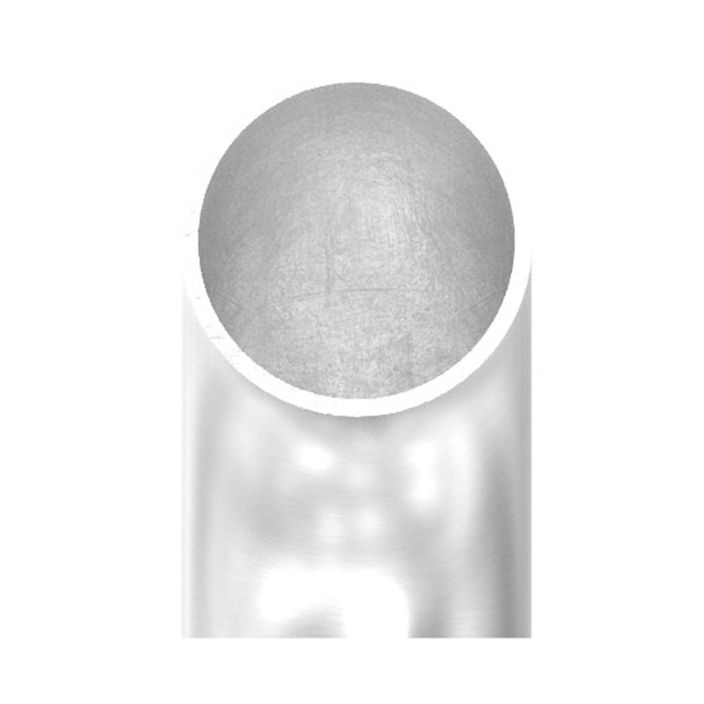 V4A 90° Bogen zum Anschweißen, für Rohr ø 42,4mm, Wandstärke 2,0mm, geschliffen