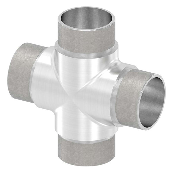 Kreuzstück mit gleichen Abgängen, für Rohr 42,4 x 2,0mm