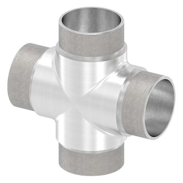 Kreuzstück mit gleichen Abgängen, für Rohr 48,3 x 2,0mm