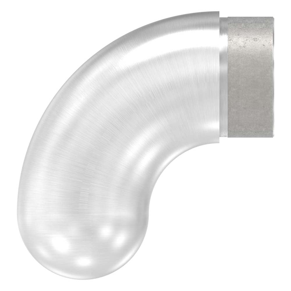 Endbogen 90°, runder Abschluss, zum Stecken und Kleben, für Rohr 48,3 x 2,0mm