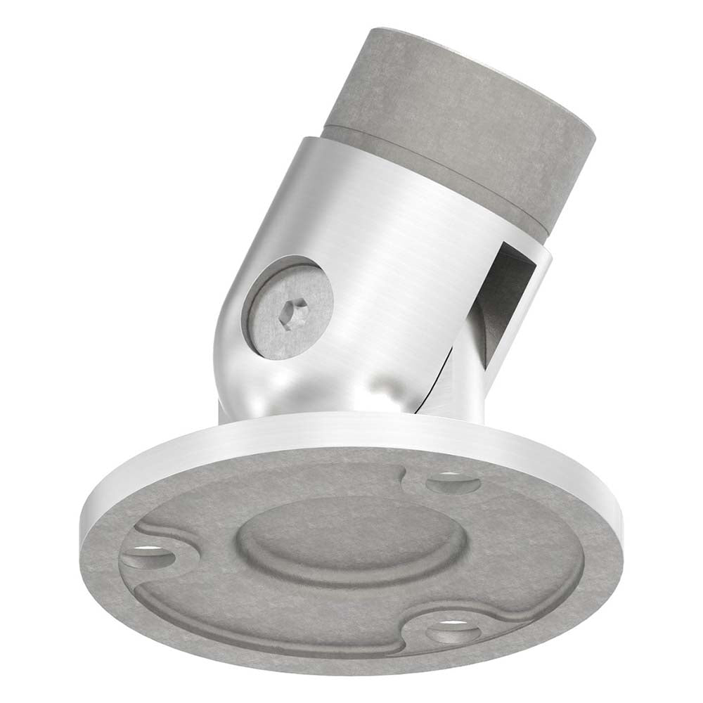 Wandhalter flexibel zum Stecken und Kleben, für Rohr 42,4 x 2,0 mm, in V4A