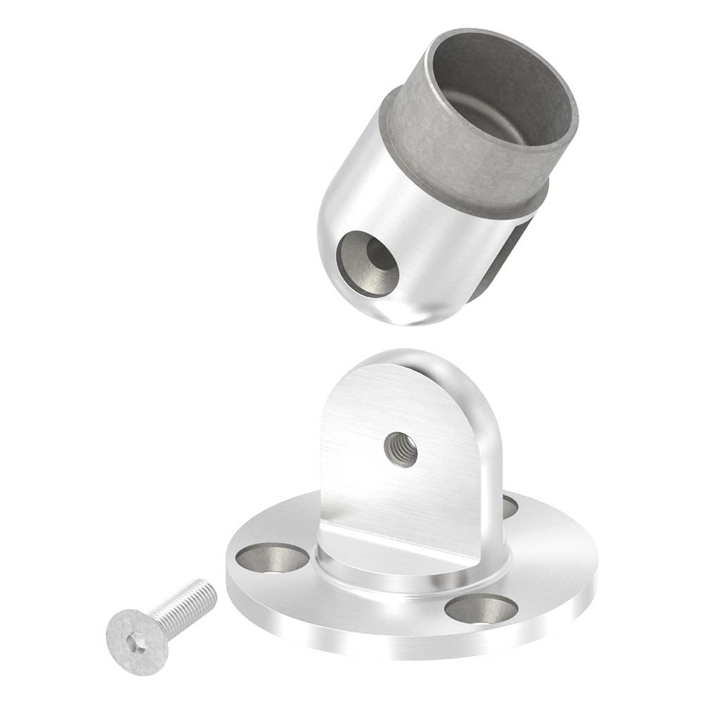 Wandhalter flexibel zum Stecken und Kleben, für Rohr 42,4 x 2,0 mm