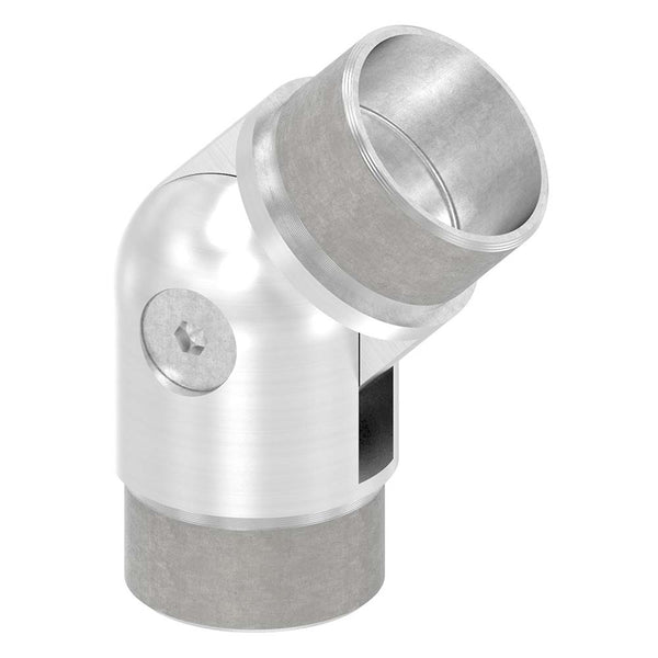 Gelenkstück variabel, zum Stecken und Kleben, für Rohr 42,4 x 2,0mm, in V4A