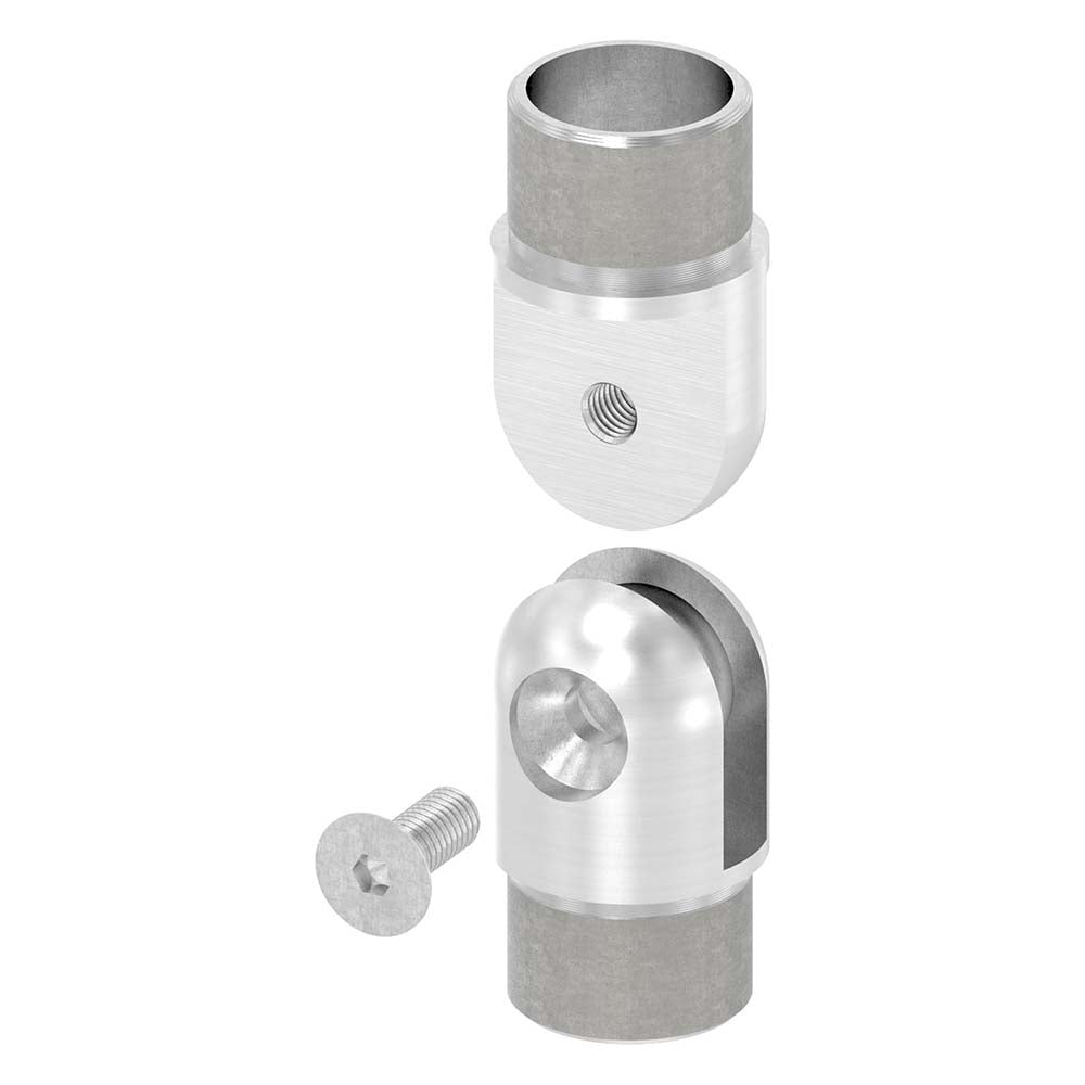 Gelenkstück variabel, zum Stecken und Kleben, für Rohr 33,7 x 2,0mm