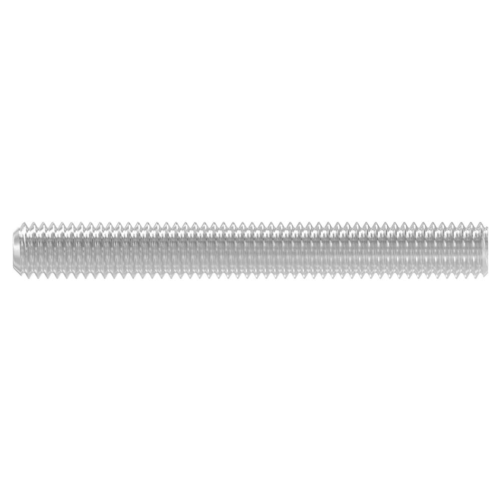 Gewindestift mit Kegelkuppe (flacher Kopf), mit Innensechskant, M6 x 50mm, DIN 913 / ISO 4016, 10er Pack