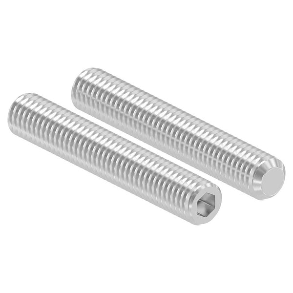 Gewindestift, M8 x 50mm, mit Innensechskant, aus V2A Edelstahl