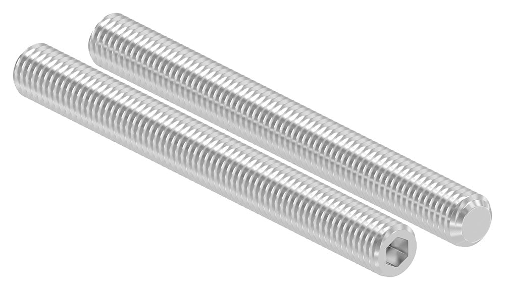 Gewindestift, M10 x 100mm, mit Innensechskant, aus V2A Edelstahl