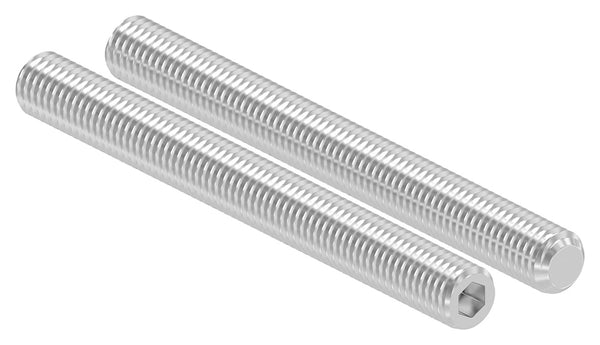 Gewindestift, M10 x 100mm, mit Innensechskant, aus V2A Edelstahl