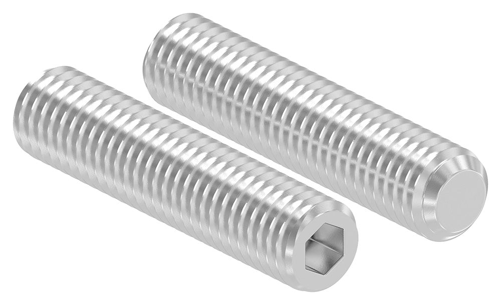 Gewindestift, M10 x 45mm, mit Innensechskant, aus V2A Edelstahl